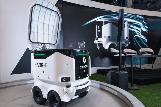 The robot uses advanced sensors and self-driving technology to reach homes and businesses.