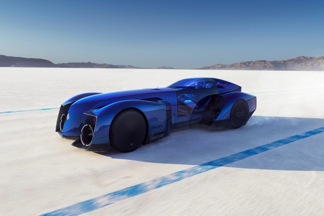 "We designed this vehicle as a sculpture in motion."