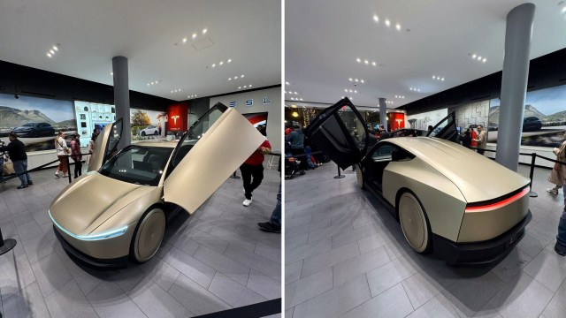 Tesla's application "is pending and not yet public."