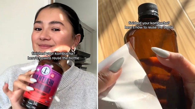 "I have too many bottles — the options are endless."