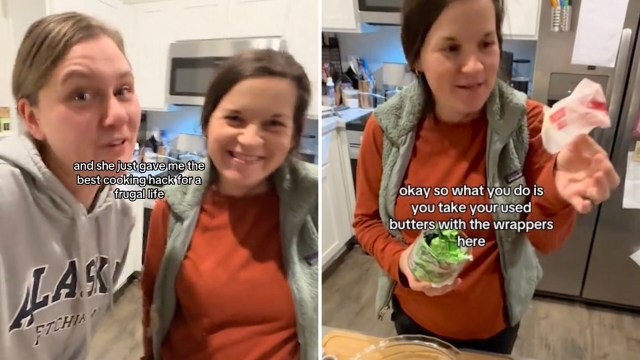 "Grandmother taught me this because she lived through the Great Depression."