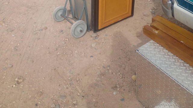 "The dumpster goddess smiles at my off-grid life."