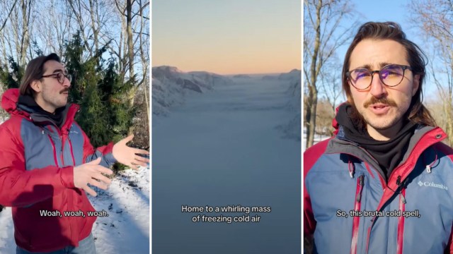 "Stay safe and warm!"