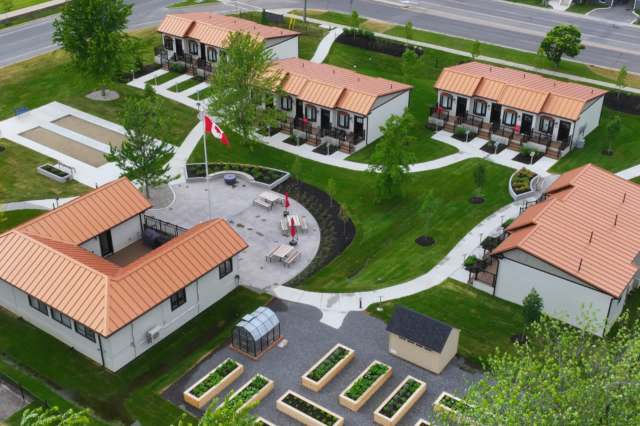 "Tiny homes are the perfect platform for someone transitioning from living rough."