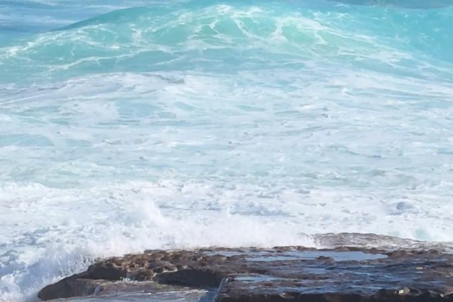 "The swell is dangerously big."