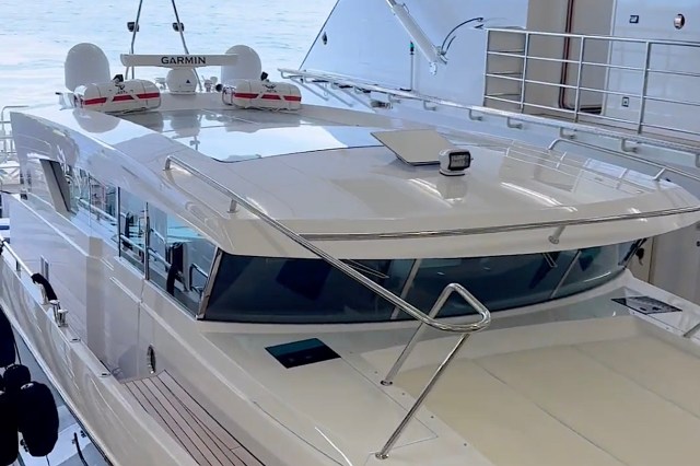 "Your superyacht is pregnant with a yacht."