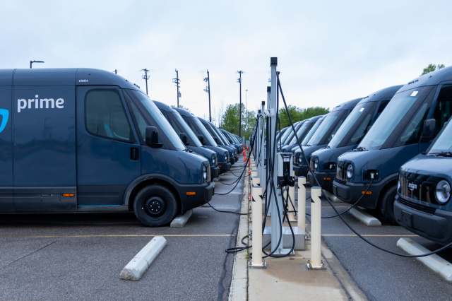 The vans delivered over a billion packages last year.