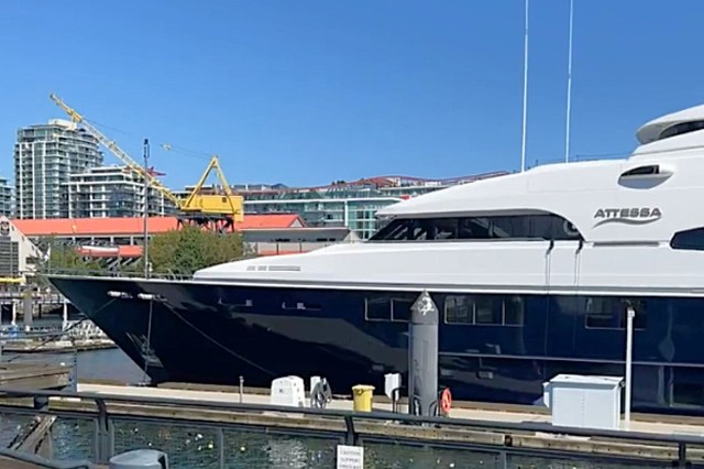The Attessa ranks No. 333 among the world’s largest yachts.