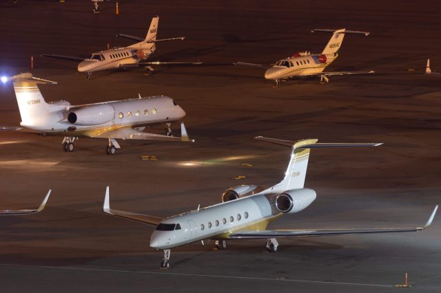 "There are over 520 private jets parked at Augusta Airport."