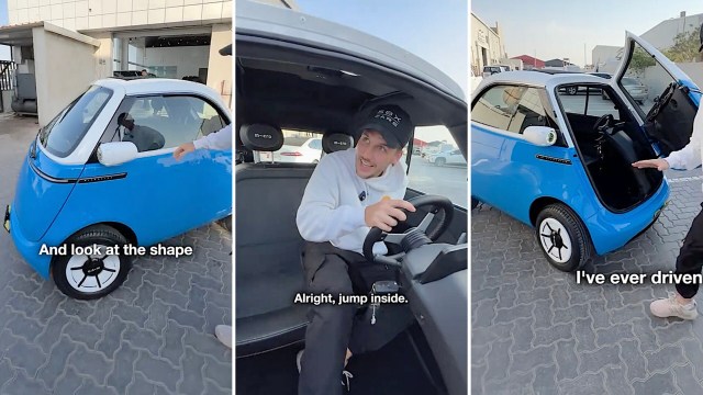 "It’s the smallest car I’ve ever driven."