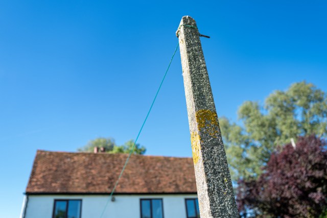 "Just think of your concrete post as a modern day standing stone."
