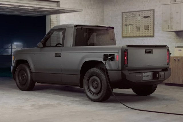 The Slate Truck’s design leans into the utilitarian nature of trucks.