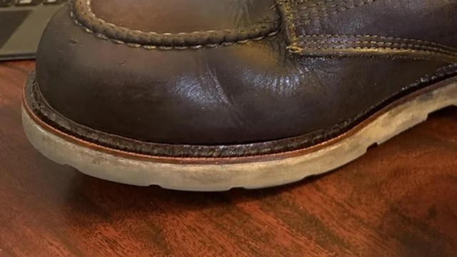 "You sure know how to take care of your boots!"