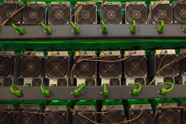 Each mining transaction drains a massive amount of electrical power from the grid.