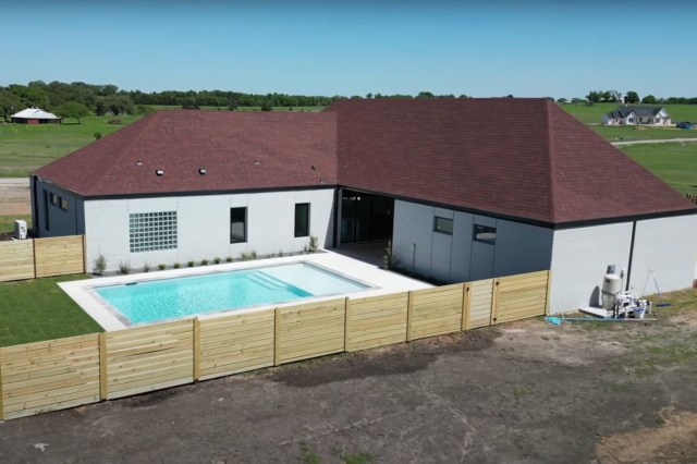 "It should be one of the strongest houses ever built around here."