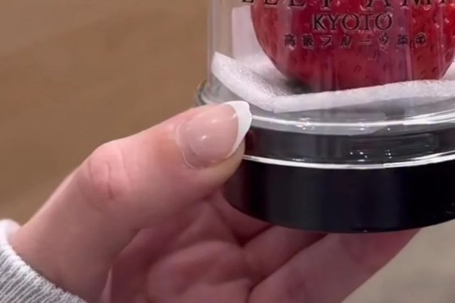 This ultra-premium single fruit offering highlights broader resource allocation and waste concerns.