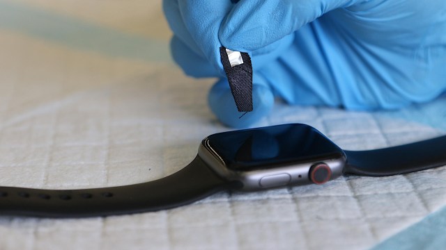 "The device only needs a small amount of sweat to operate."