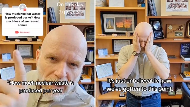 "And yet people are terrified of it."