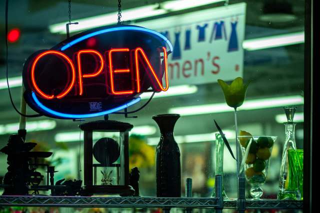 Fellow thrifters were shocked to see such shamelessness on blatant display.