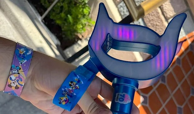 "They could have made it out of some colored cardboard with a barcode or something that triggers the effect."