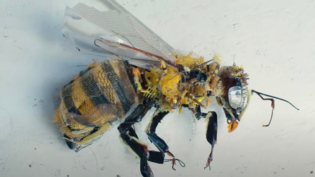 "All I can think to do is glue junk on the wall."