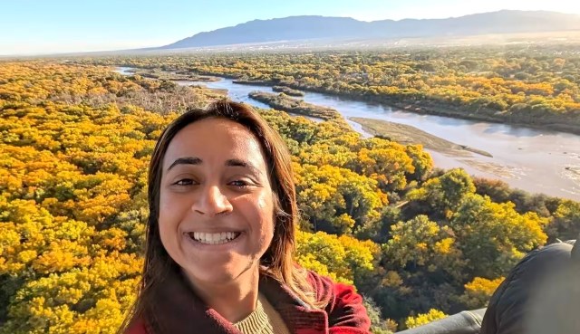 "I think the fires are following me."