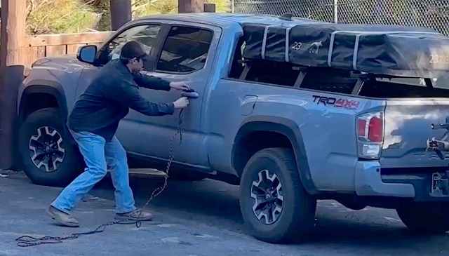 "Keep your distance."