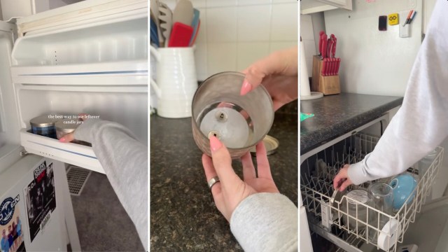 "I usually throw them away but alright."