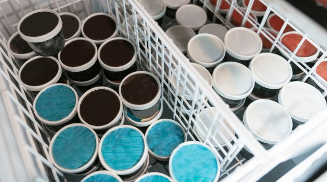 The recall covers 22 three-gallon tubs of ice cream and frozen yogurt.