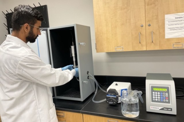 "In our lab, the whole idea is to look at sustainability and a holistic approach."