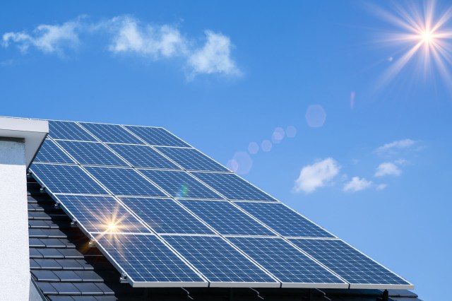 The system offsets "the majority" of their electrical use.