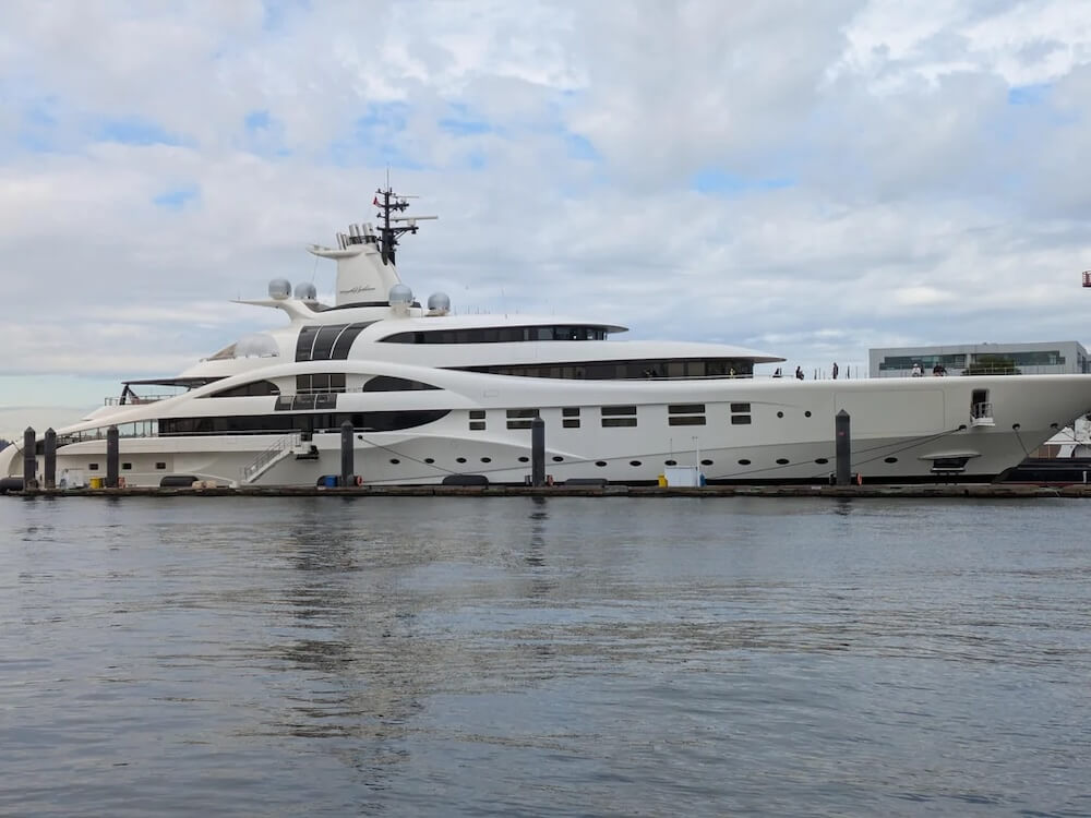 "An ostentatious display."