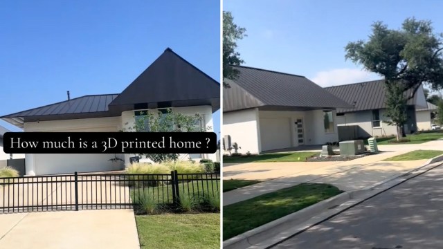 They shared in another video how 3D-printed houses are made.