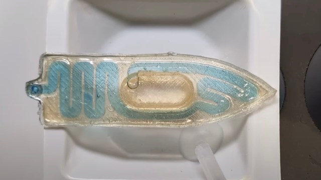 The craft works through a fascinating process.