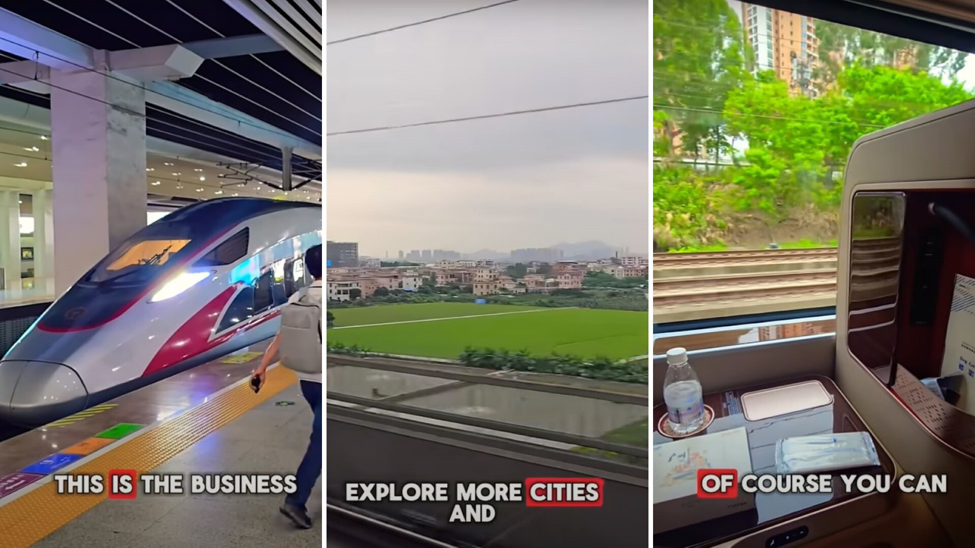 Traveler shares honest review after making incredible journey on high-speed train: 'You would be able to accomplish so much'