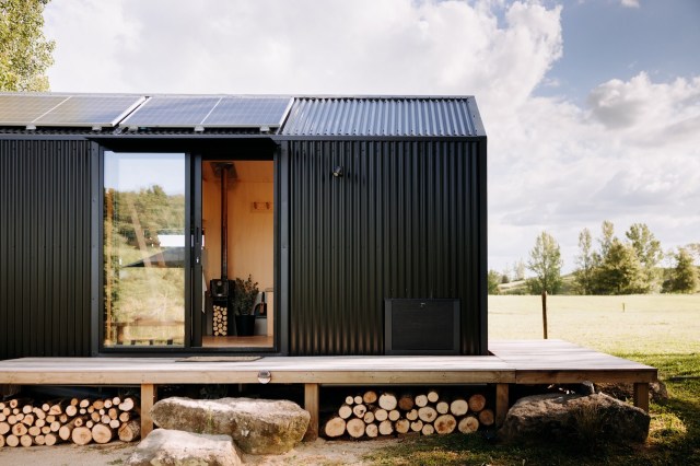 It boasts a distinct exterior with a more industrial, contemporary design.