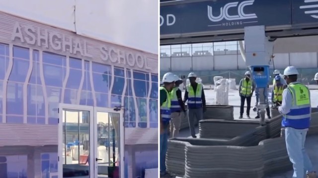 "We are proud to announce the successful installation and launch of printing on the first school structure."