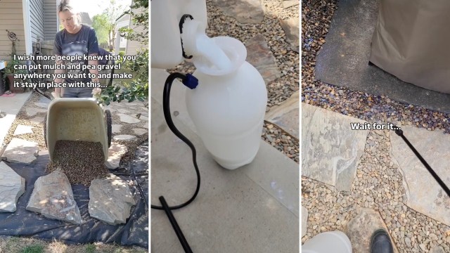 "Bad for the environment, prevents drainage so it'll kill your plants."