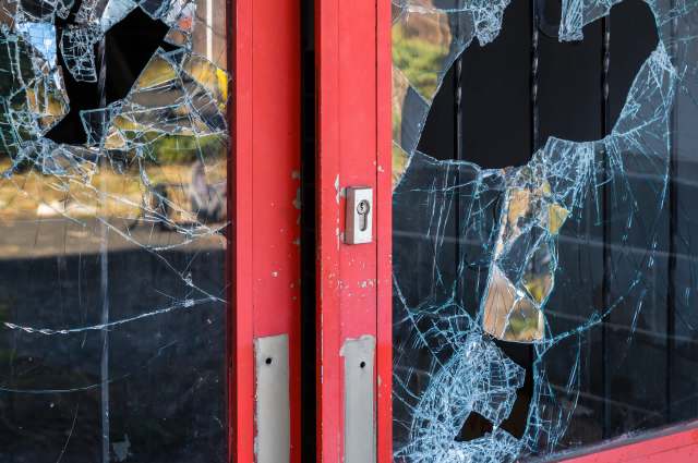 "He gets up and he starts to run around."