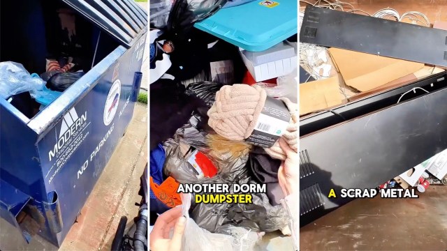 "We'll take some of it and donate it."