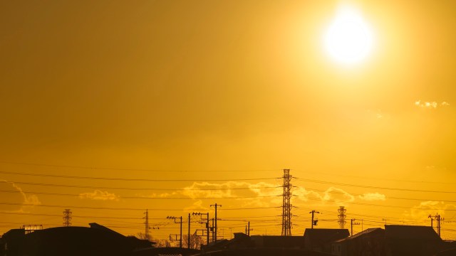 The entire country was marked as having a very high chance of life-threatening heat.