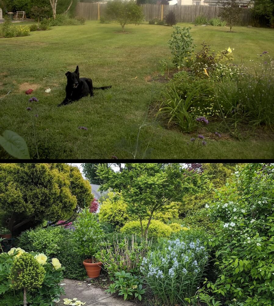 "Me and my little shovel did it all."