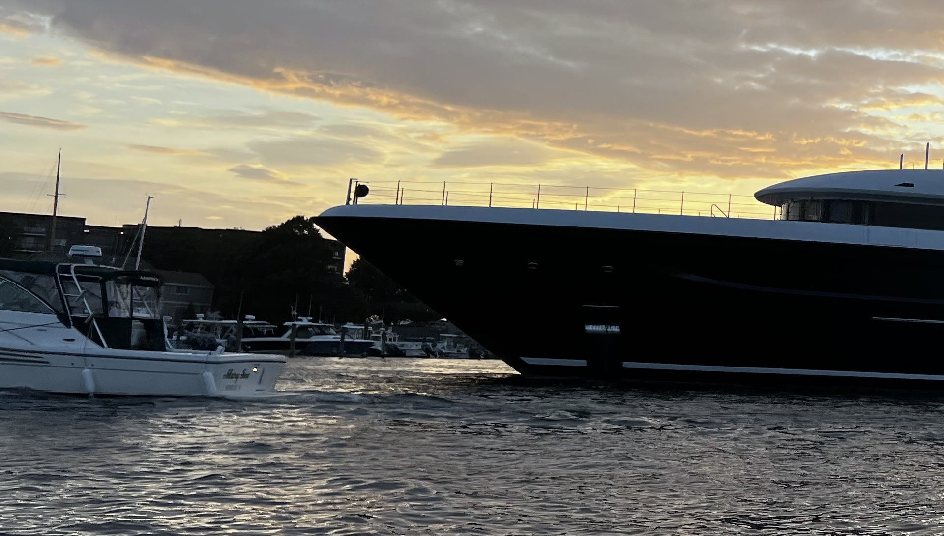 Music festival attendee shares photo of massive yacht in bay: 'I wonder what billionaire is hanging around'