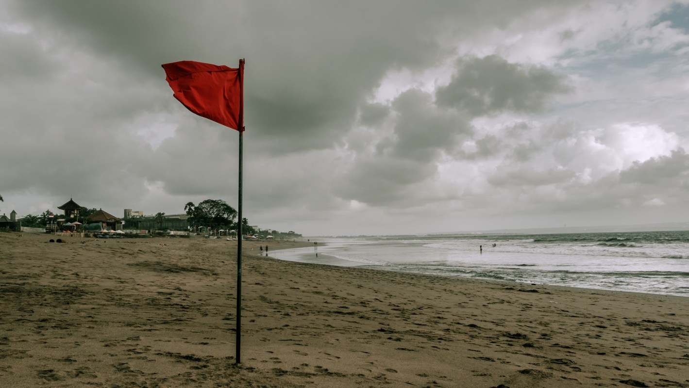 "Anyone visiting the beaches should stay out of the surf."