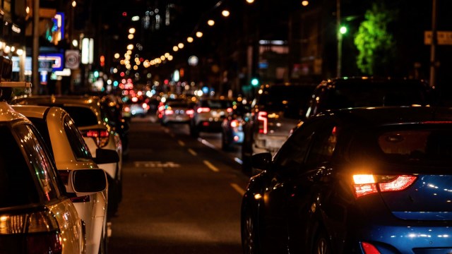 "It's like driving past a moving mini white sun."