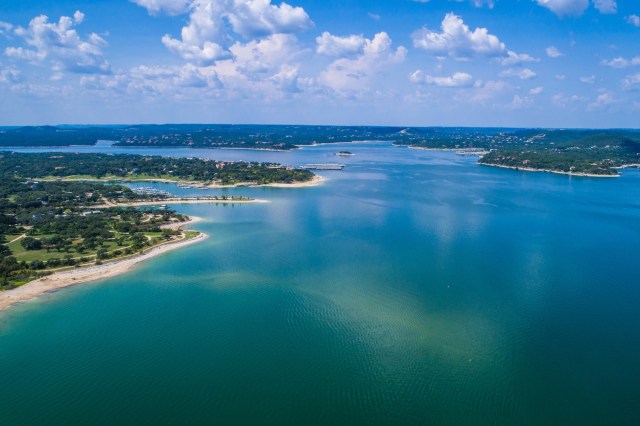 "Find a place with clear water before you think seriously about going swimming."