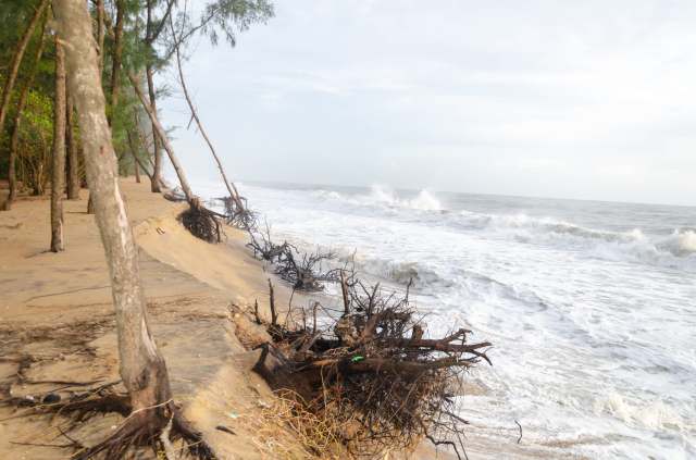 "The tide is rising, and you can see the water levels going up."