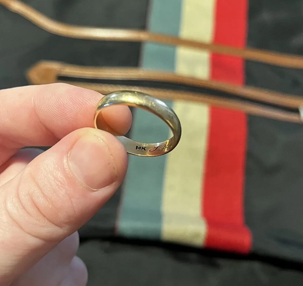 "Always get a second person to check pockets."