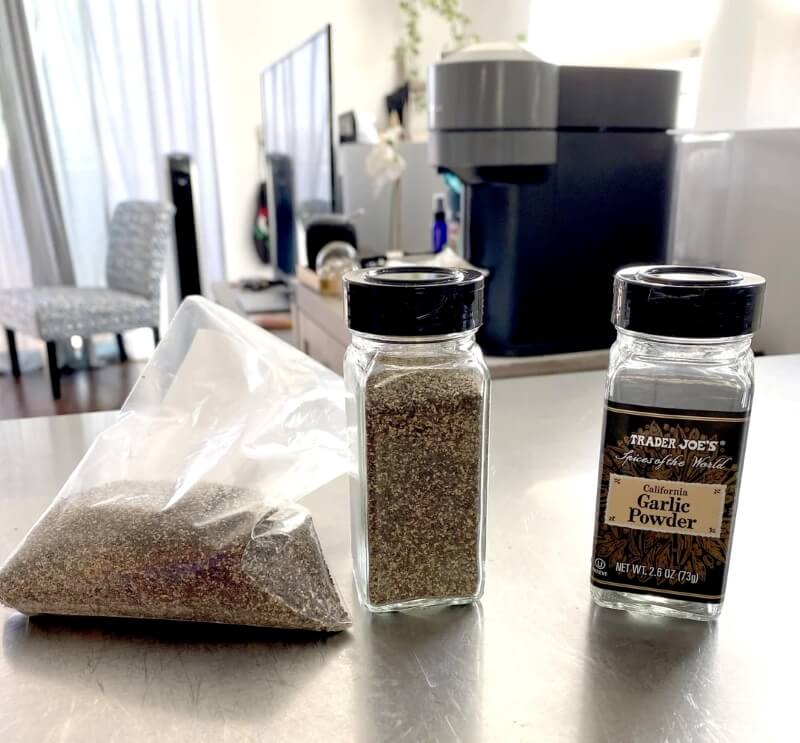 Trader Joe's seasoning containers