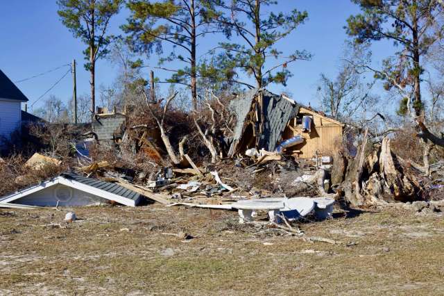 "We could see the sign from our shop just kind of floating in the water."